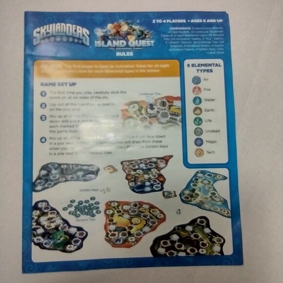 TB Skylanders Island Quest The Adventure Board Game by Pressman 2013 - Picture 8 of 8